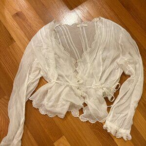 DOEN GAUZY BLOUSE (size M)